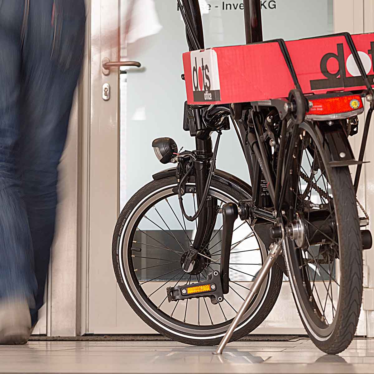 Fahrradständer aus Titan für Brompton Faltrad (C Line)