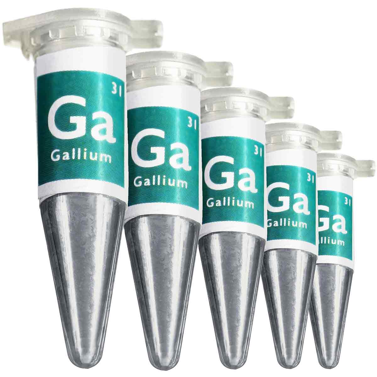Gallium 99,99% 4N Ga 31 Flüssigmetall (a 7,5g)