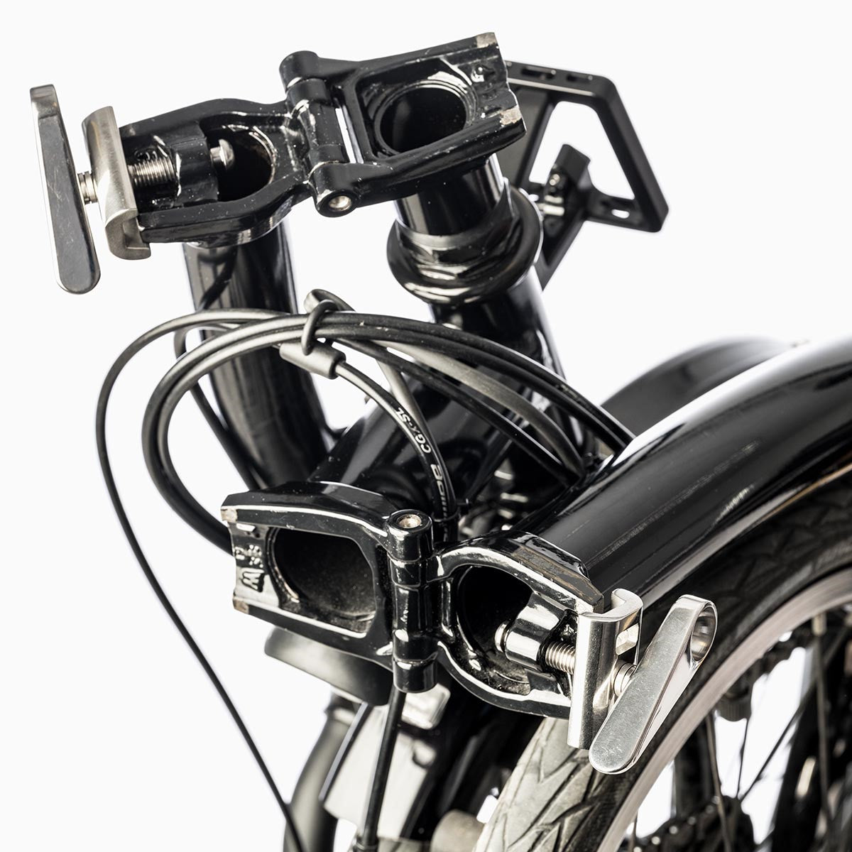 Rahmenverschlussaus Titan für Brompton Lenker und Rahmen