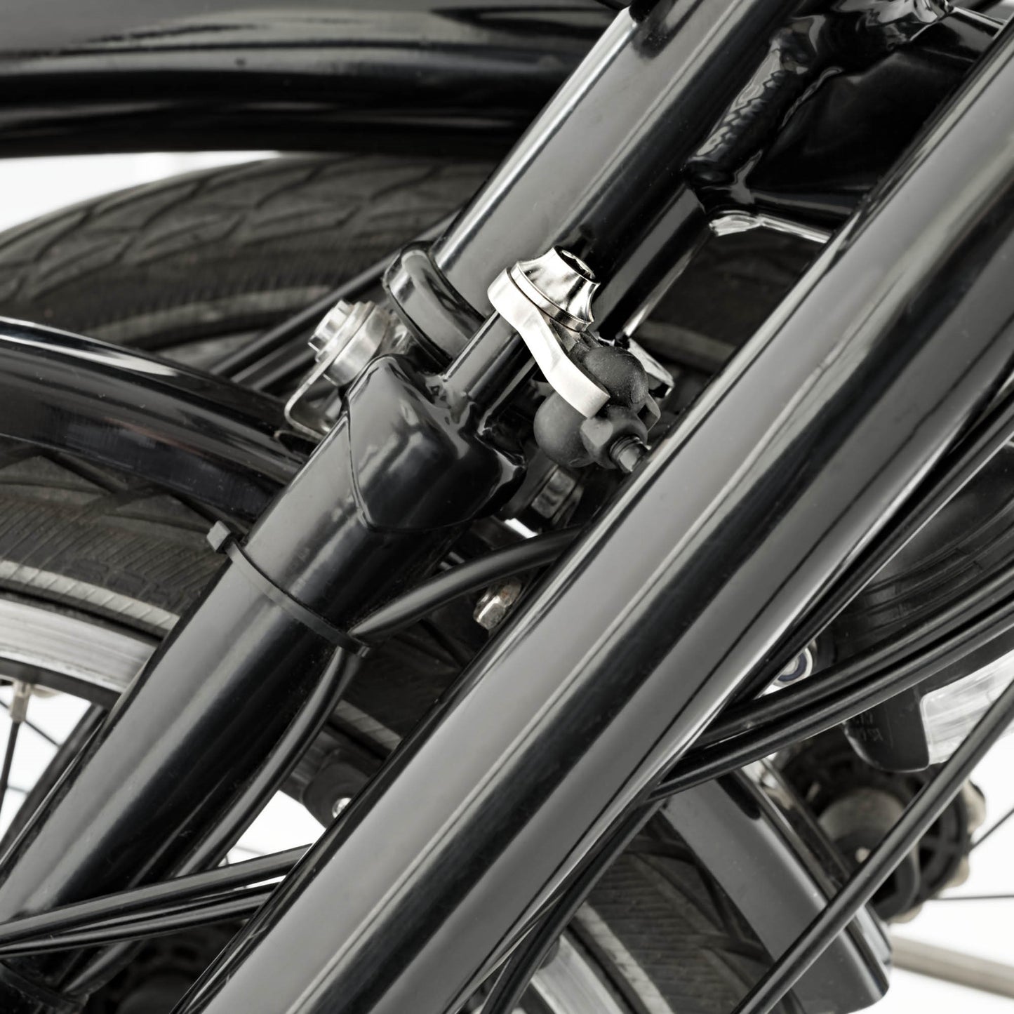 Folding handlebar bracket Handlebar Headpost Catch for Brompton folding bike made of titanium