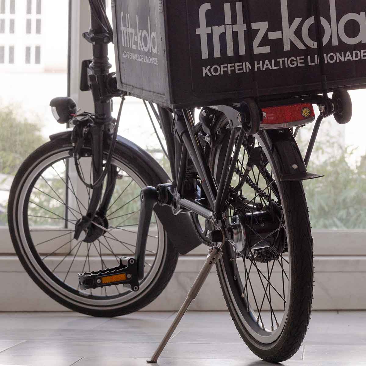 Fahrradständer aus Titan für Brompton Faltrad (nur P Line und T Line)