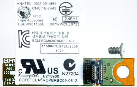 Bluetooth 4.0 module card 60Y3305 for IBM Lenovo Thinkpad FRU60Y3305