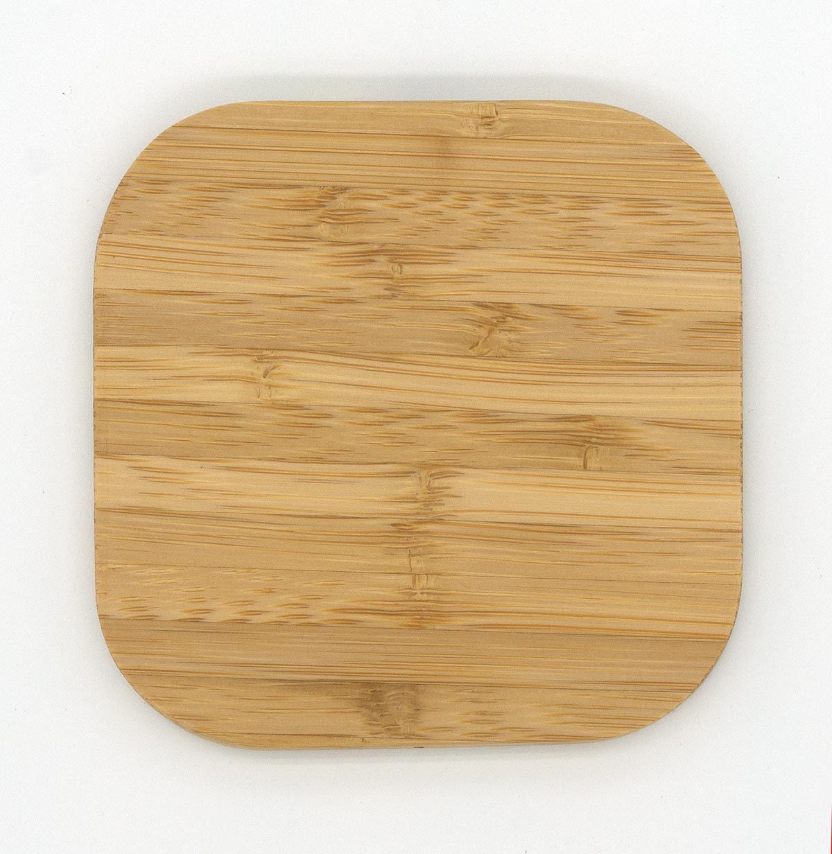 Bamboo charger for wireless charging of Qi compatible devices (wood)