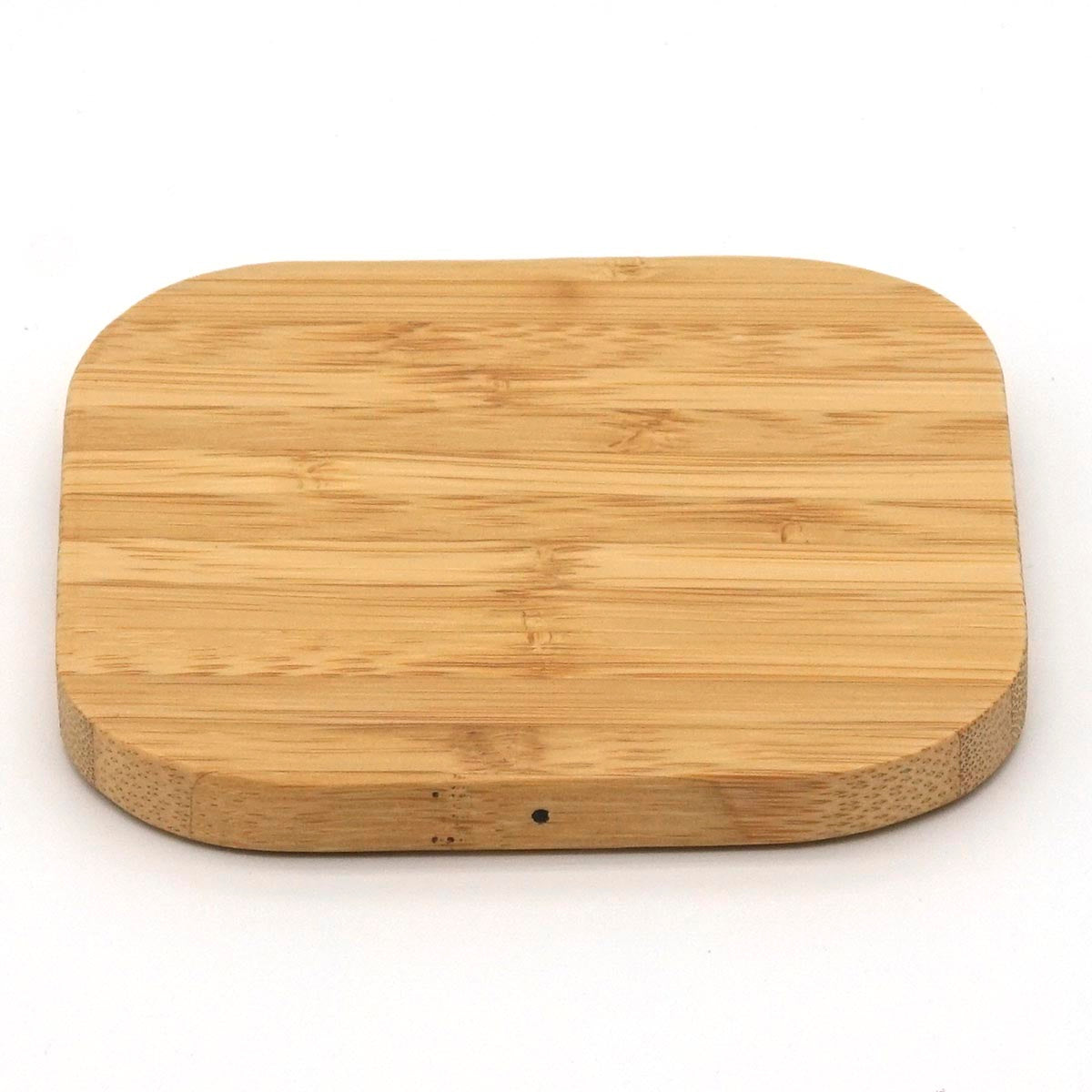 Bamboo charger for wireless charging of Qi compatible devices (wood)