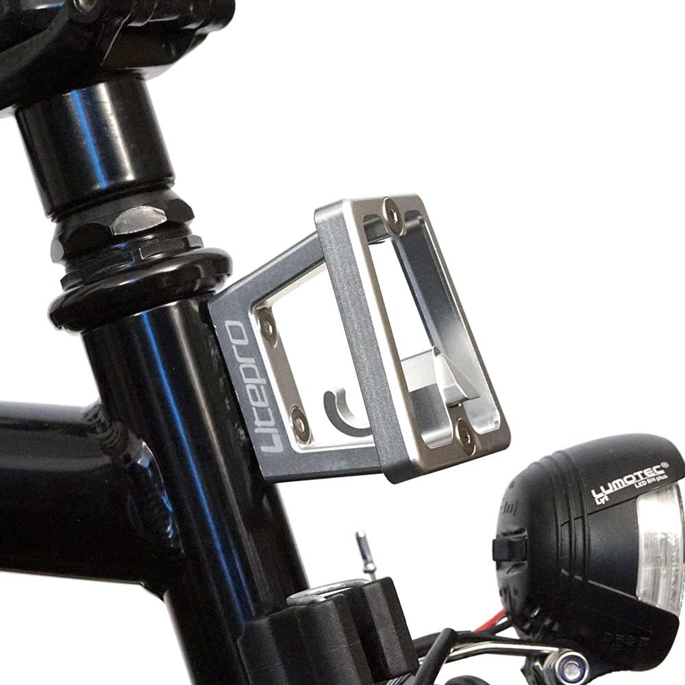 Lightweight front carrier block for BROMPTON aluminum