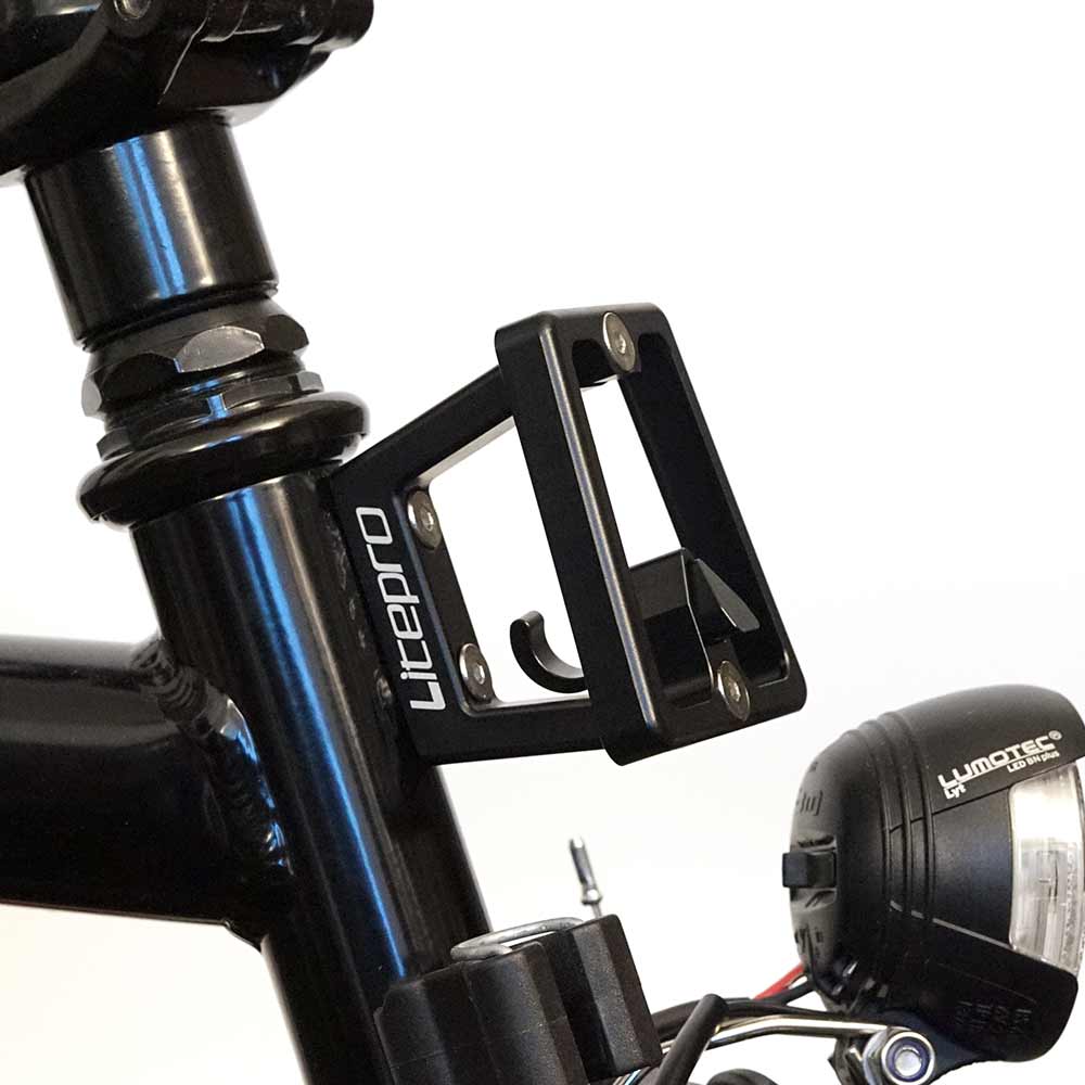 Lightweight front carrier block for BROMPTON aluminum