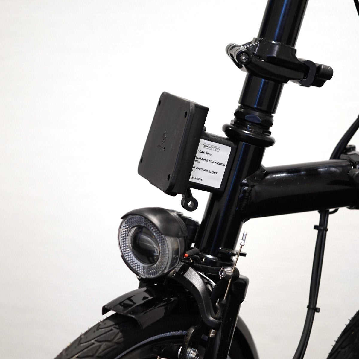 Trägerblock Rack Adapter für BROMPTON in schwarz