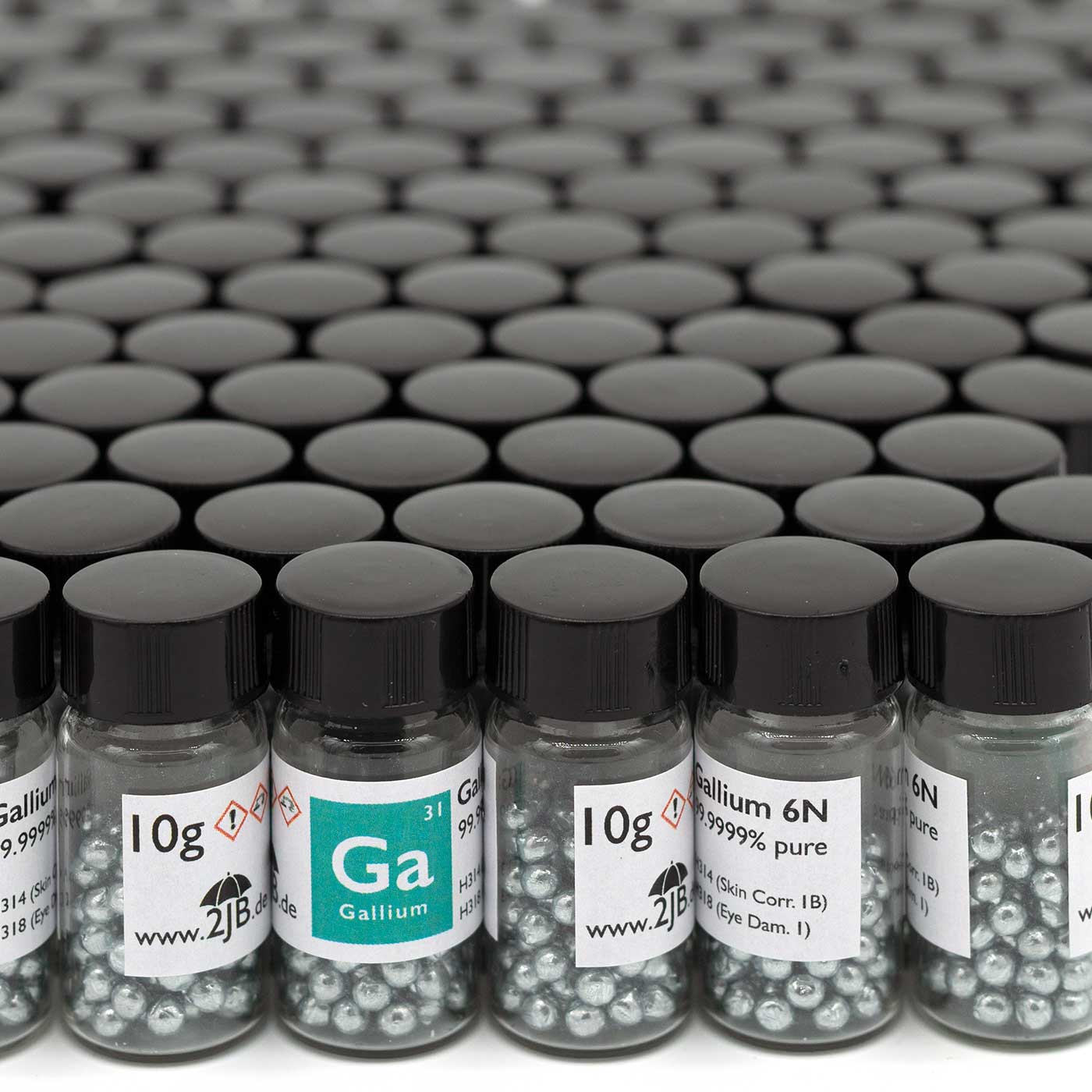 Gallium granules 99.9999% 6N Ga 31 liquid metal (a 10g)
