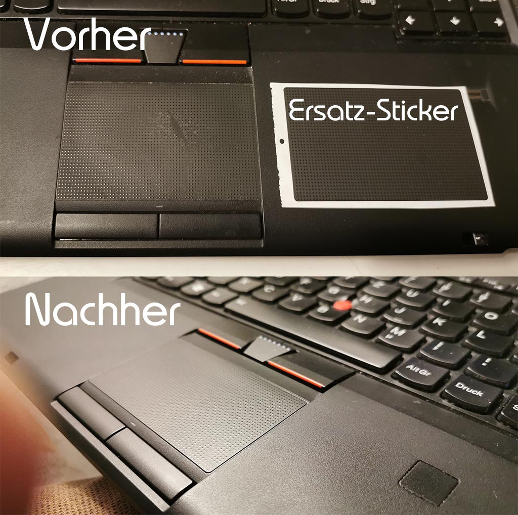 Sticker für Lenovo ThinkPad Touchpad Aufkleber Folie T410 T420 T430 T410S T420S T430S T530 T510 T520 W510 W520 W530